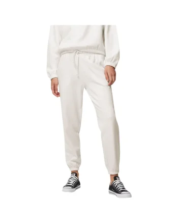 Pantaloni sport dama OTHAW23TTROF433,  Bumbac/Poliester, Alb