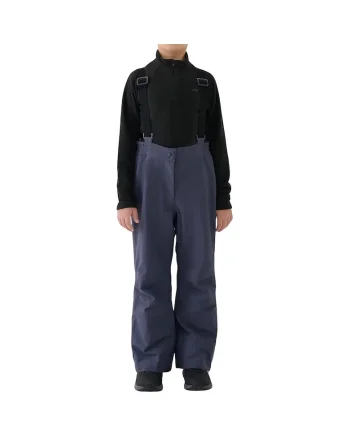 Pantaloni sport copii,  impermeabili, gri, poliester