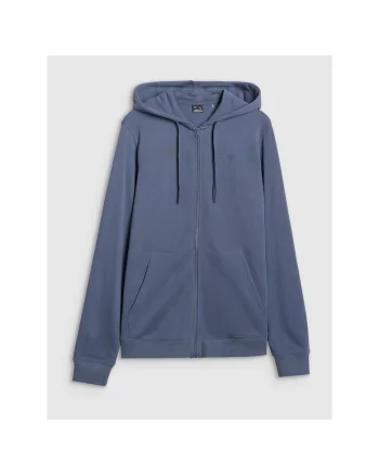 Hanorac Barbati  cu Gluga Reglabila, Trening, Tricot French Terry, 80% Bumbac, Fermoar Frontal, Sportstyle, 74679