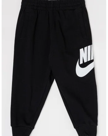 Pantaloni de trening din amestec de bumbac cu logo, Negru
