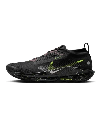 Pantofi Pegasus Trail 5 GTX impermeabili din material textil, pentru alergare, Negru/Verde lime