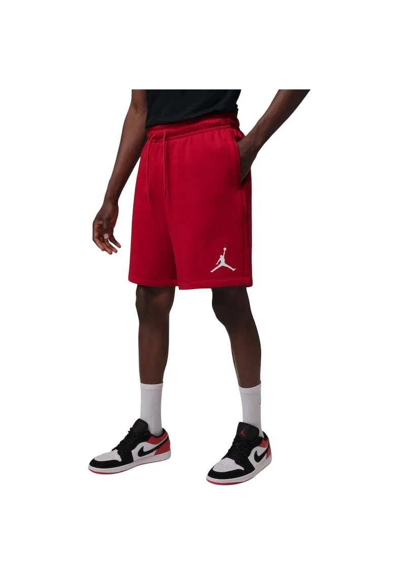 Short  Jumpman Fleece 2 60186, Rosu