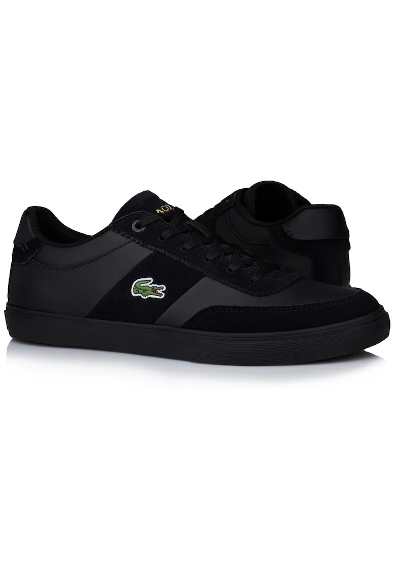 Pantofi sport  Court-Master Pro, piele naturala, negru, pentru barbati