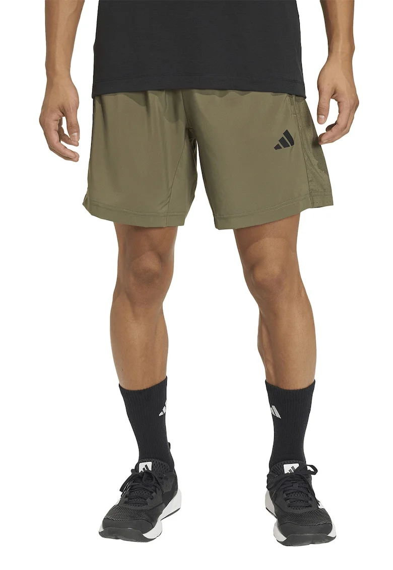 Pantaloni scurti pentru fitness We Bas, Kaki