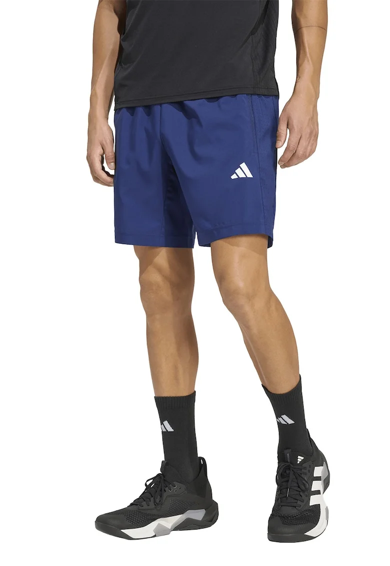 Pantaloni scurti pentru fitness We Bas, Albastru inchis