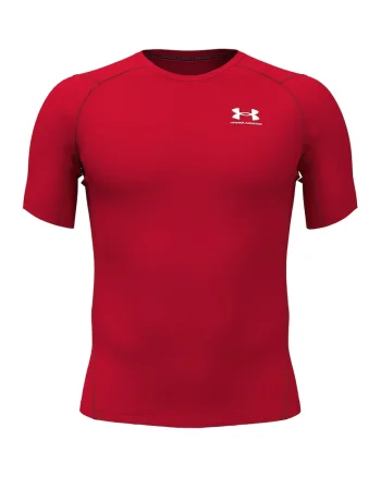 Tricou de compersie pentru fitness HeatGear®, Rosu cireasa