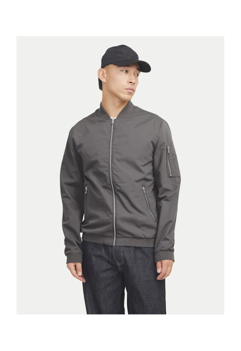 Geaca bomber Barbati, Poliester - 64598, Maro