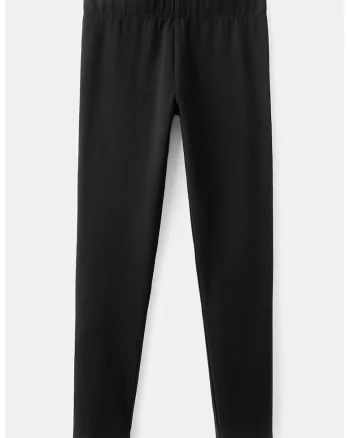 Colanti uni cu talie elastica, Negru