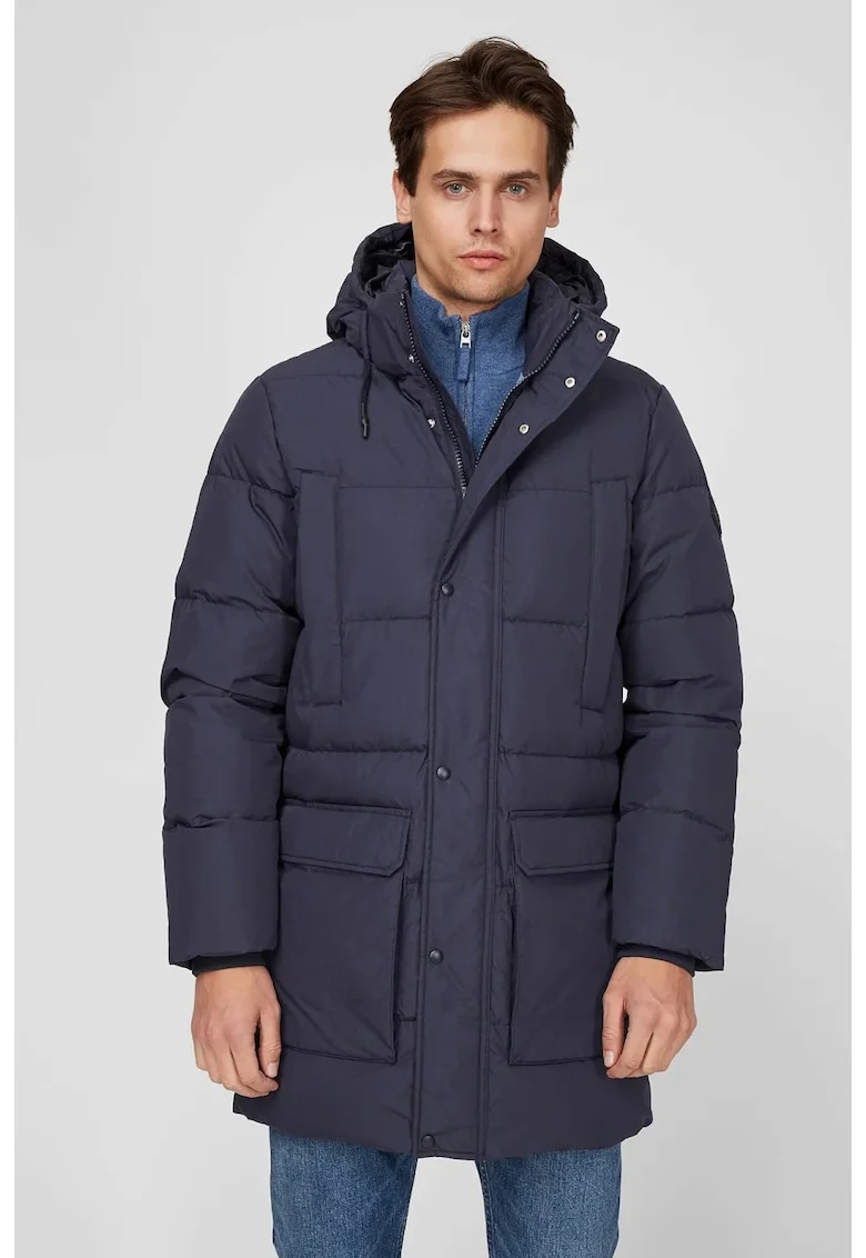 Geaca barbati cu puf  7006104 Bleumarin, Bleumarin