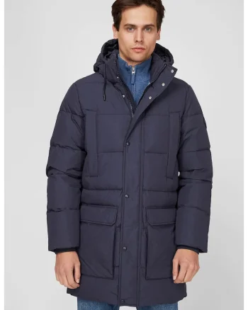 Geaca barbati cu puf  7006104 Bleumarin, Bleumarin
