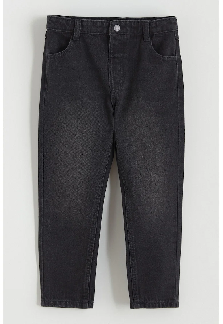 Blugi cu talie elastica, Negru