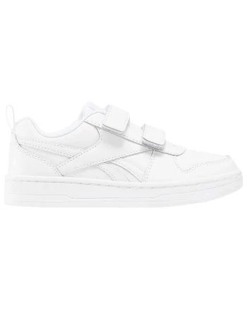 Pantofi sport copii  Royal Prime 2.0, piele sintetica, talpa din cauciuc, alb