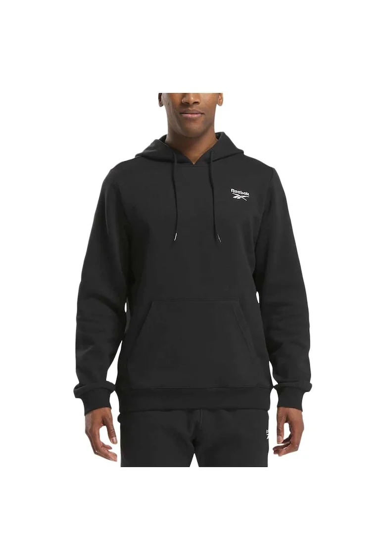Hanorac sport barbati 100202869,  Fleece/Poliester, Negru