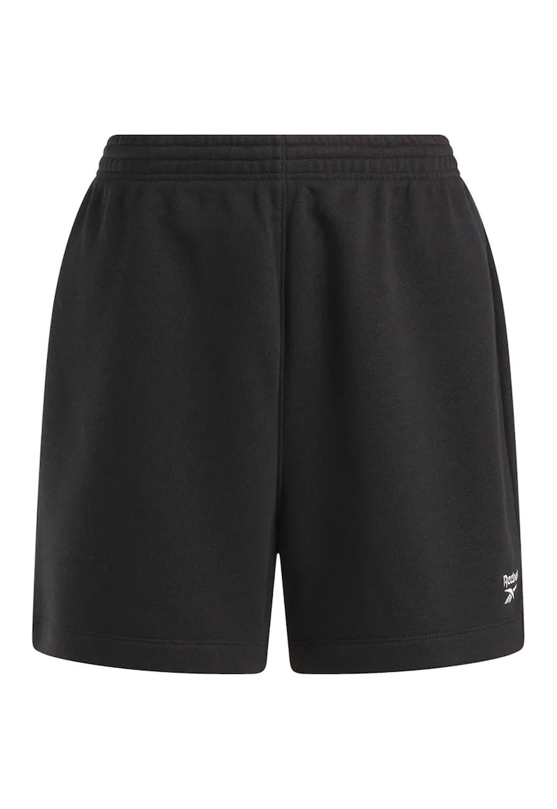 Pantaloni scurti sport dama 100221535,  Bumbac/Poliester, Negru