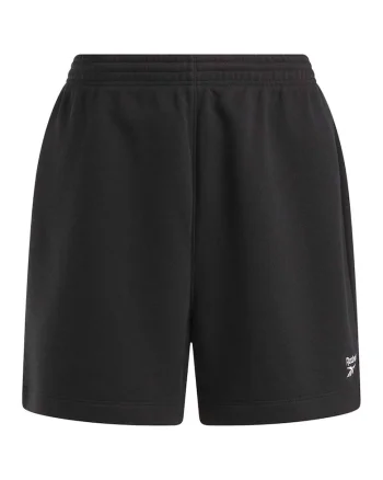 Pantaloni scurti sport dama 100221535,  Bumbac/Poliester, Negru