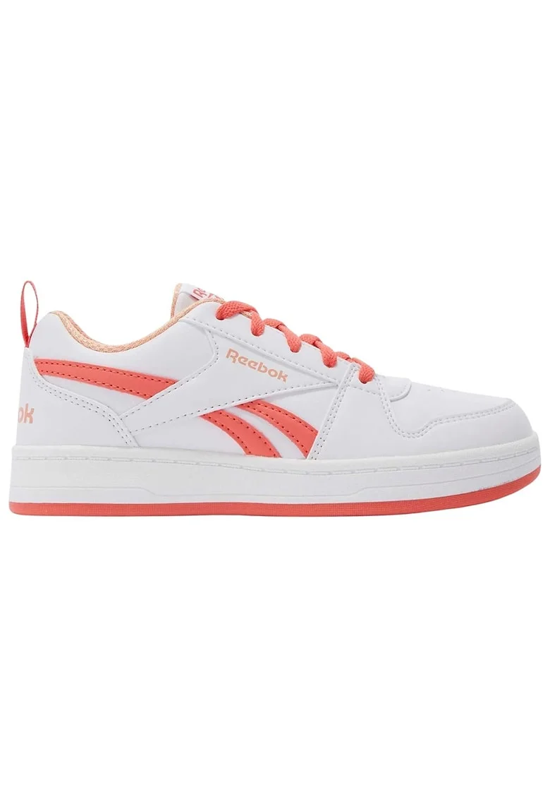 Pantofi sport copii  Royal Prime 2.0, piele sintetica, talpa din cauciuc, confortabil, alb/portocaliu