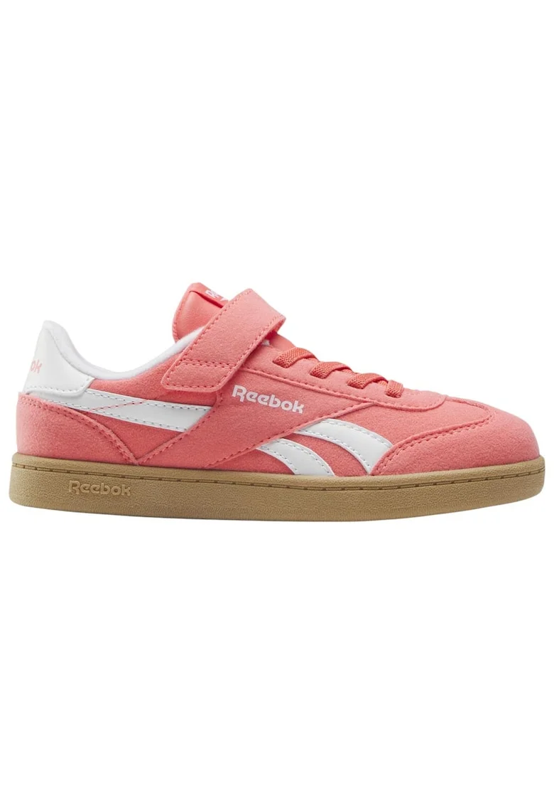Pantofi sport copii  Smash Edge, talpa din cauciuc, inchidere cu velcro si sireturi elastice, roz