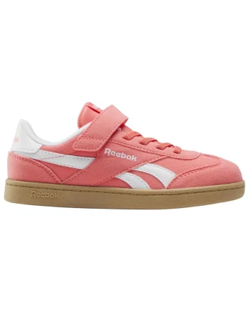 Pantofi sport copii  Smash Edge, talpa din cauciuc, inchidere cu velcro si sireturi elastice, roz
