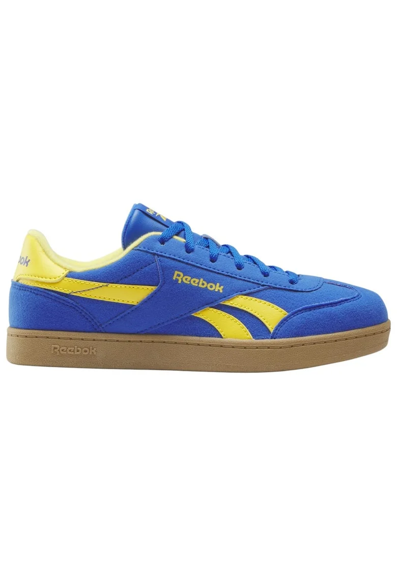 Pantofi sport copii  Smash Edge, piele intoarsa, material sintetic, talpa cauciuc, design clasic, albastru