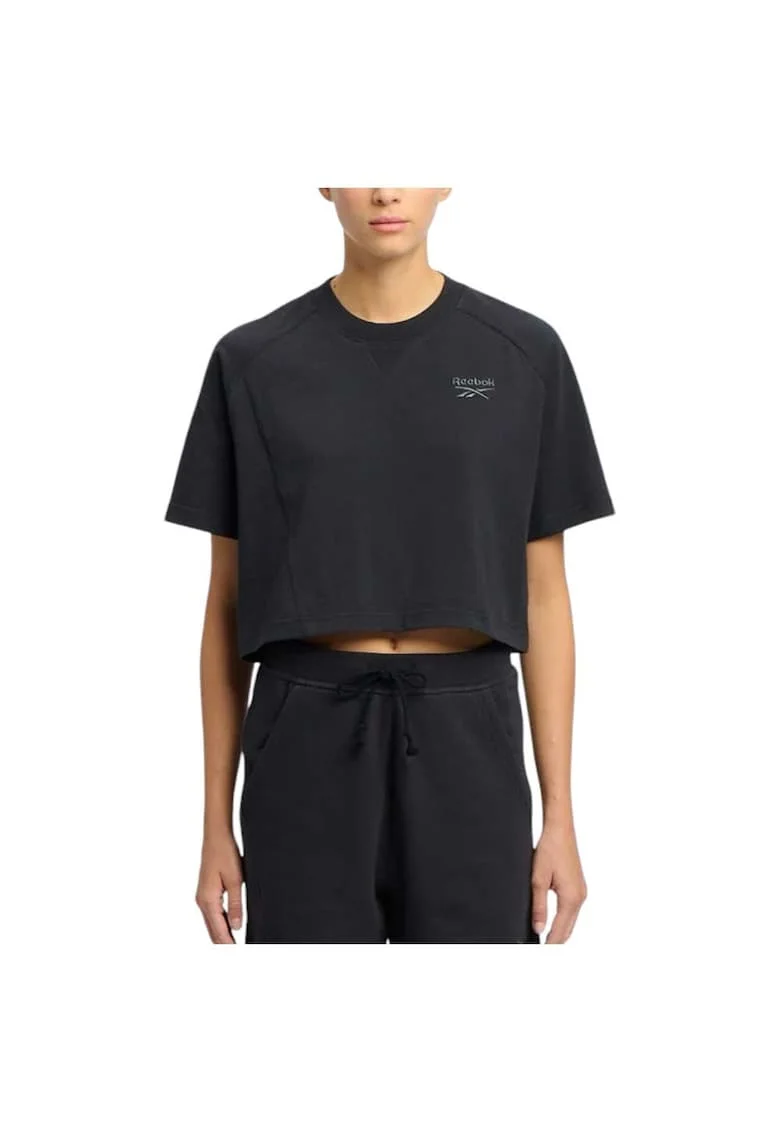 Tricou sport  Icon Elements Tee, negru, bumbac