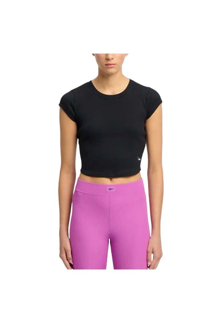 Tricou sport  Studio Style Tee, decolteu rotund, negru, bumbac,