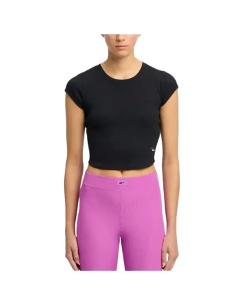 Tricou sport  Studio Style Tee, decolteu rotund, negru, bumbac,