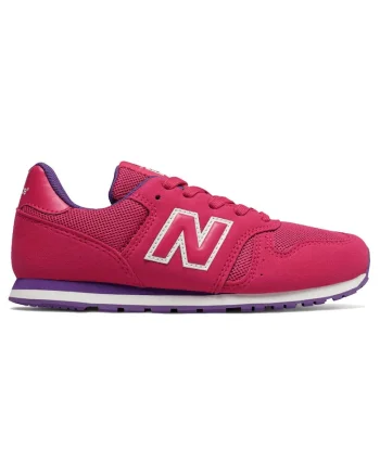 Pantofi sport copii  seria 373, piele intoarsa si plasa, talpa EVA, roz