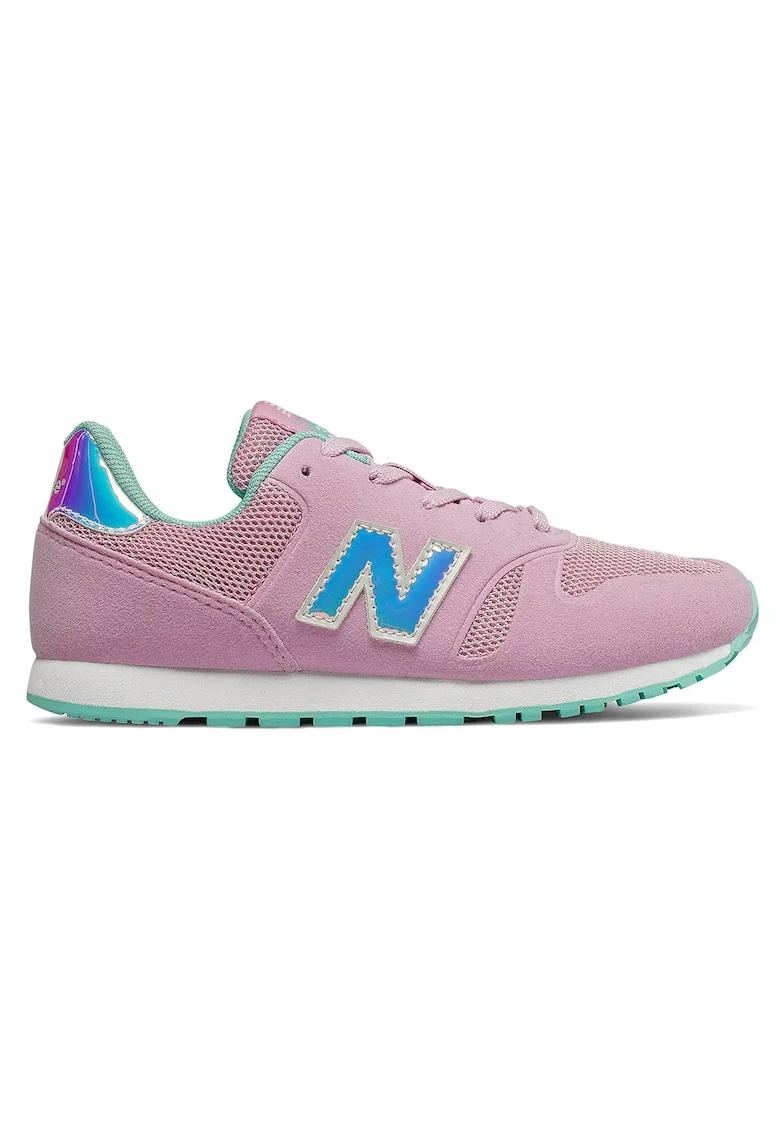 Pantofi copii  model 373, piele intoarsa si plasa, talpa EVA, roz