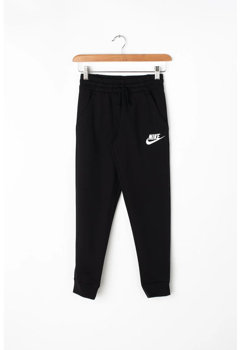 Pantaloni sport cu snur in talie Sportswear Club, Negru