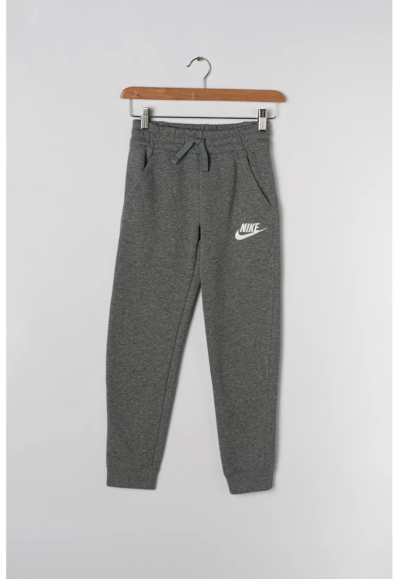 Pantaloni sport cu snur in talie Sportswear Club, Gri inchis