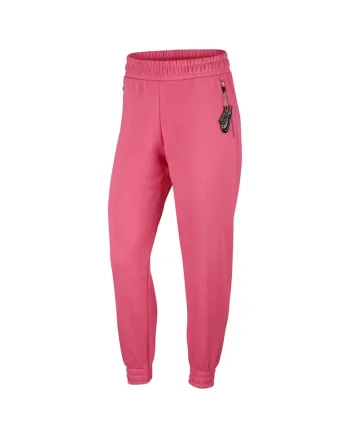 Pantaloni sport dama CU5510,  Fleece, Roz,