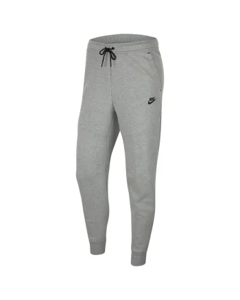 Pantaloni de trening  Sportswear, conici, bumbac, gri,