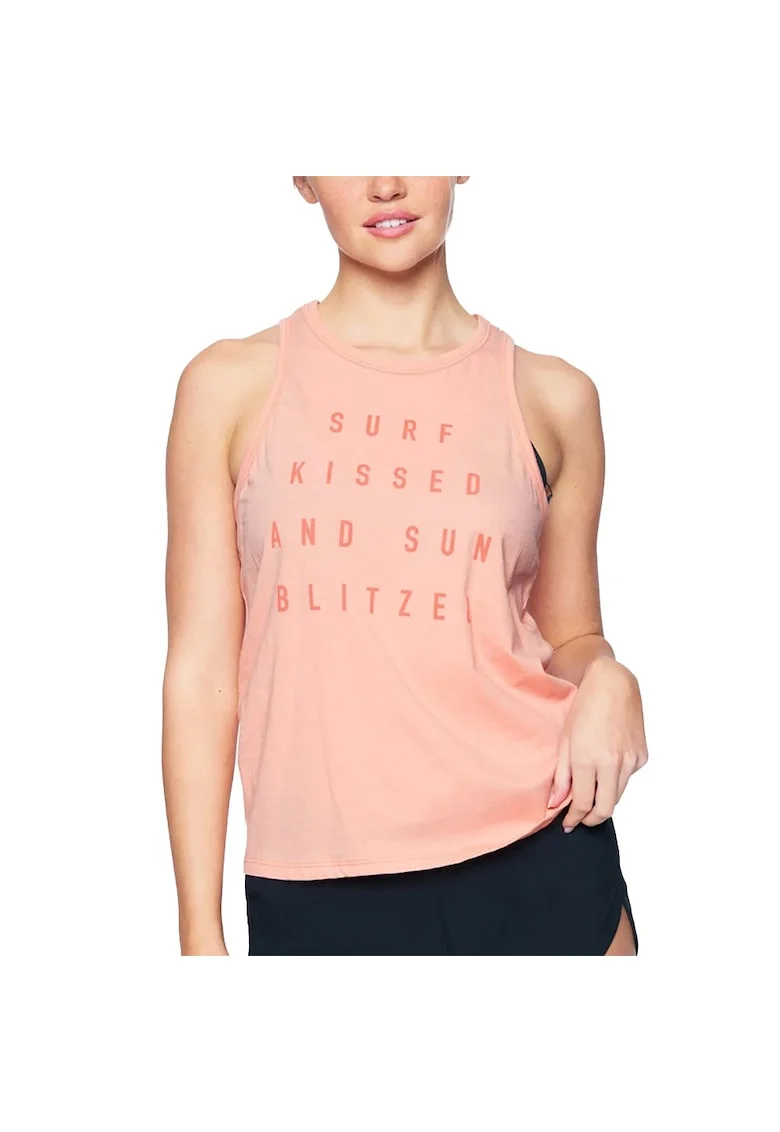 Maiou sport dama  Surf Kissed, roz, textil