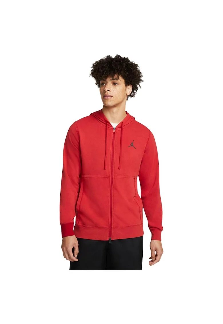 Hanorac sport barbati DC9737,  Fleece, Rosu