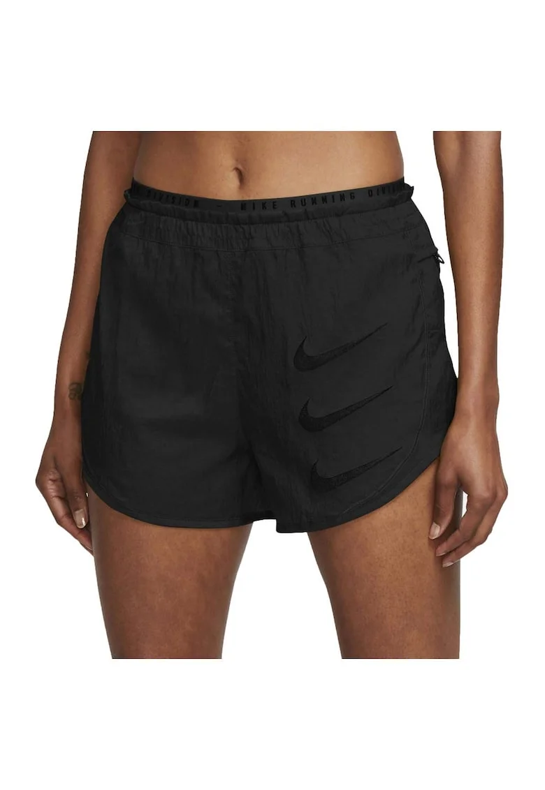 Pantaloni sport scurti dama DA1280,  Poliester/Elastan, Negru,