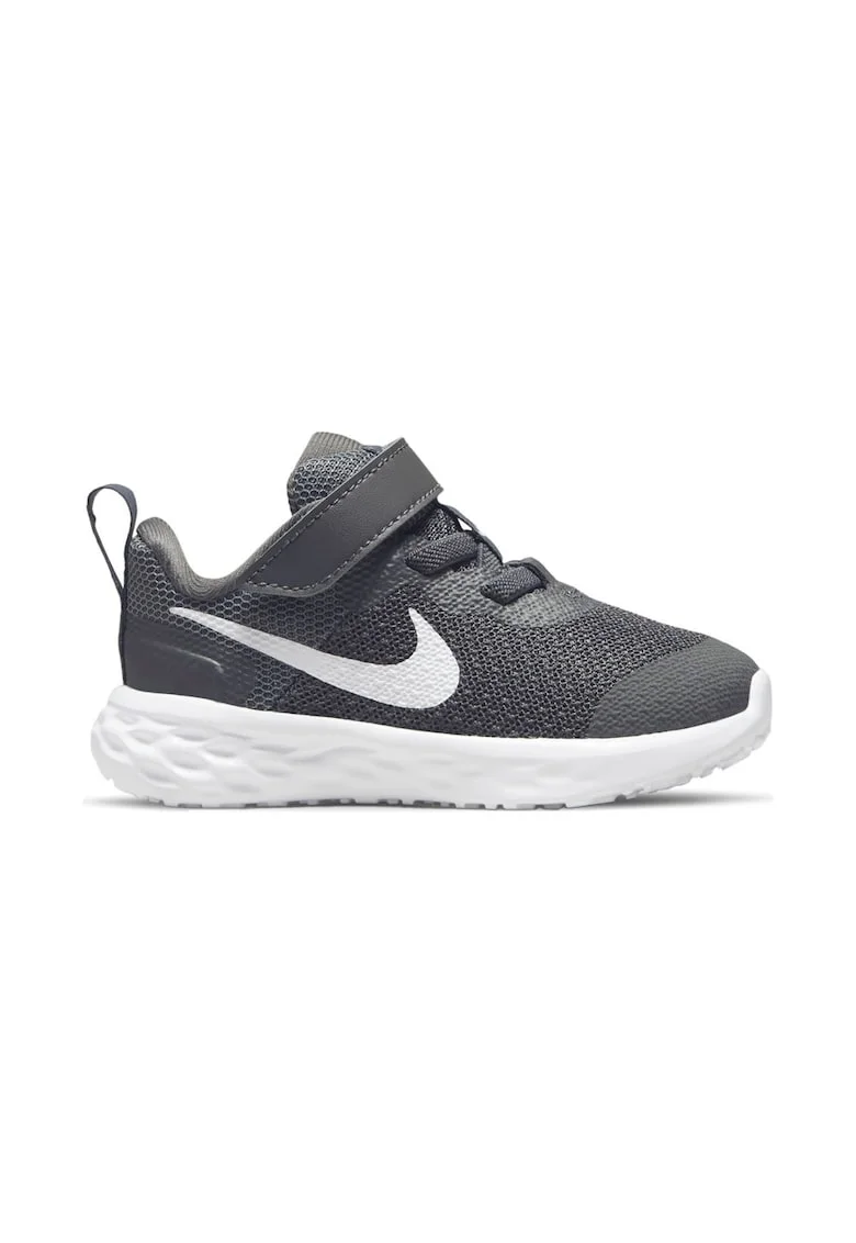 Pantofi sport copii,  Revolution 6, usori, respirabili, gri, material textil,