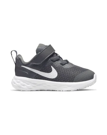 Pantofi sport copii,  Revolution 6, usori, respirabili, gri, material textil,