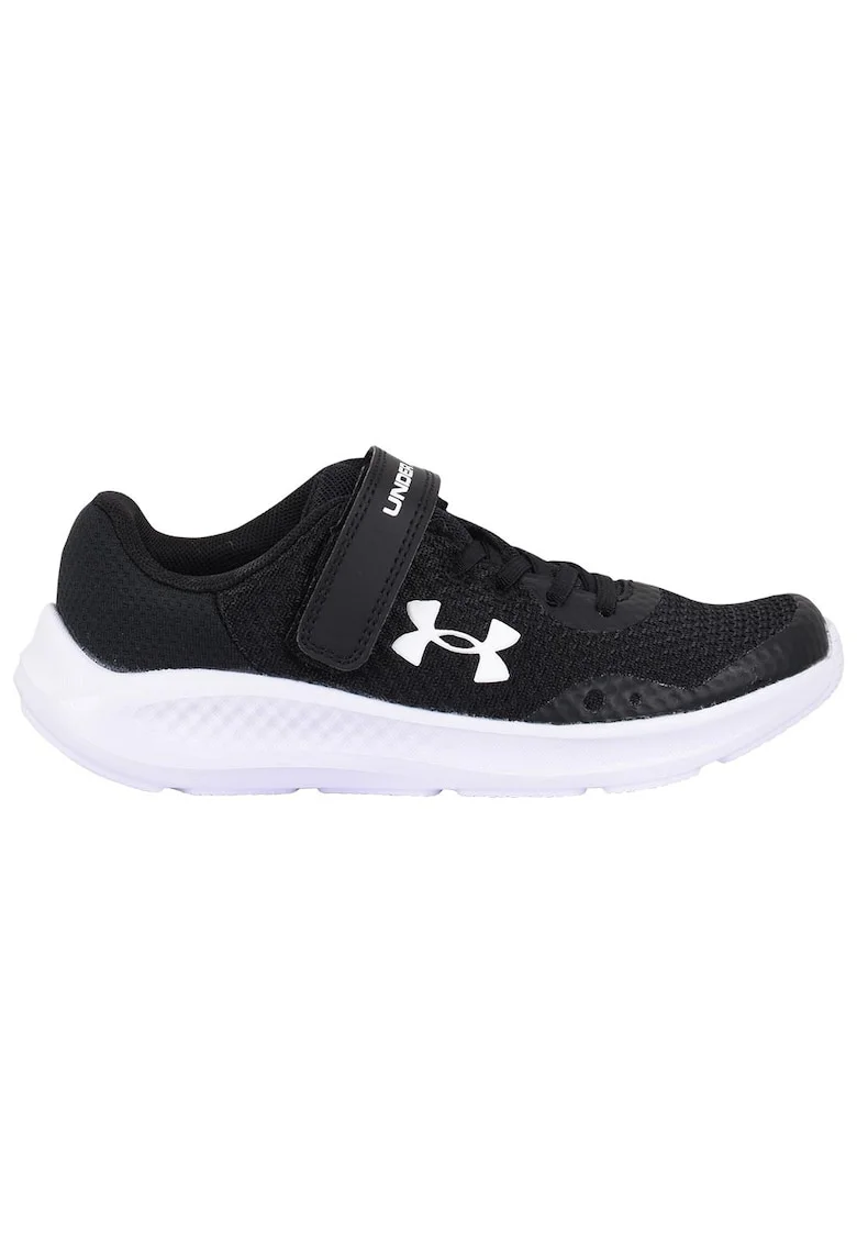Pantofi sport copii  UA BPS Pursuit 3, material tip plasa, talpa EVA, culoare negru