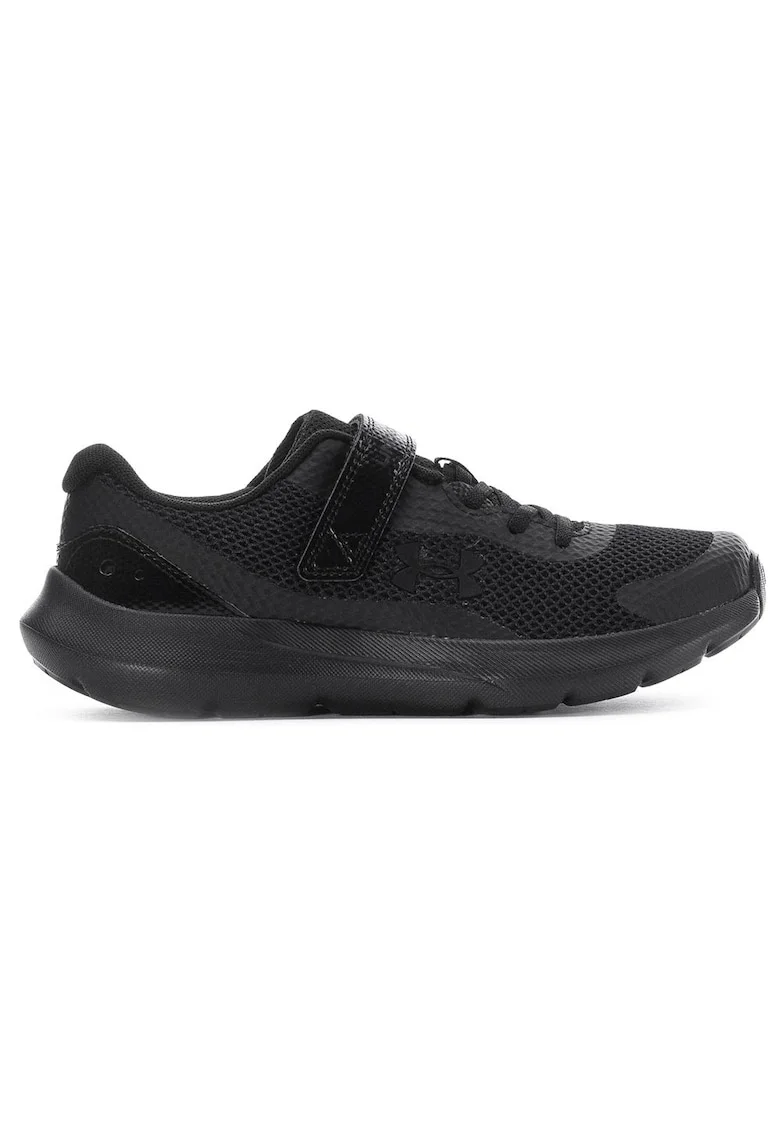 Pantofi sport copii,  UA BPS Surge 3 AC, confortabili, respirabili, negru, spuma EVA