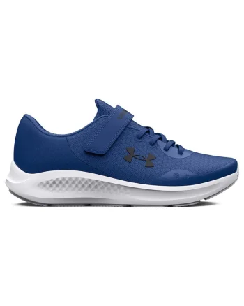 Pantofi sport copii  UA BPS Pursuit 3 AC, material tip plasa, talpa EVA, culoare negru