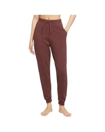 Pantaloni sport dama DN0936,  Modal/Bumbac, Maro
