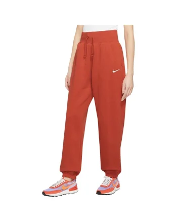 Pantaloni sport dama DQ5887,  Bumbac/Poliester, Portocaliu,