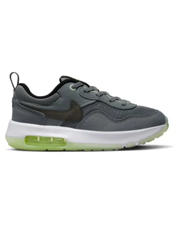 Pantofi sport copii  Air Max 97, design retro, piele intoarsa si material textil, gri