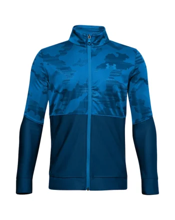 Bluza sport cu fermoar, pentru fitness Prototype, Albastru/Bleumarin
