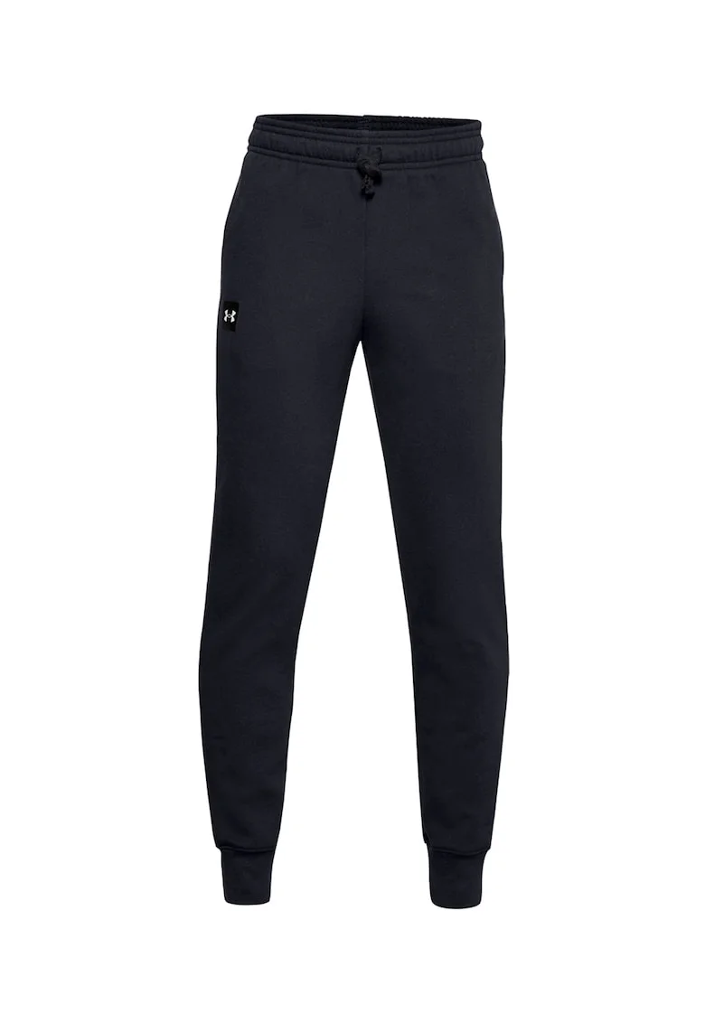 Pantaloni sport conici cu snur de ajustare pentru fitness Rival, Negru