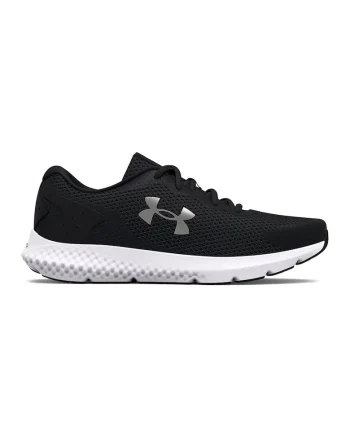 Pantofi usori pentru alergare Ua Charged Rogue 3, Negru stins/Alb murdar