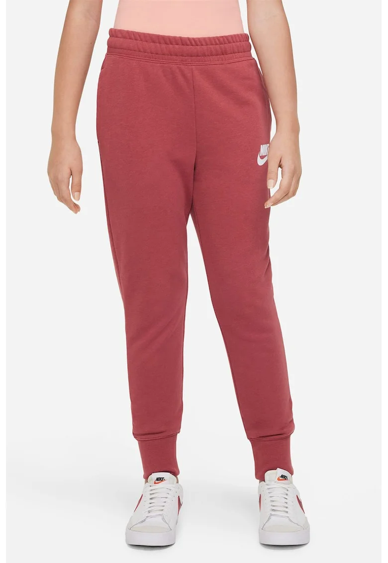Pantaloni sport slim fit cu buzunare laterale Sportwear Club, Rosu