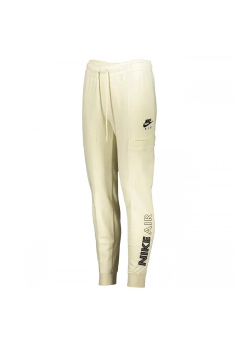 Pantaloni  W NSW Air Pant FLC MR, Femei, Alb, Alb