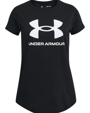Tricou pentru antrenament Sportyle, Negru/Alb optic