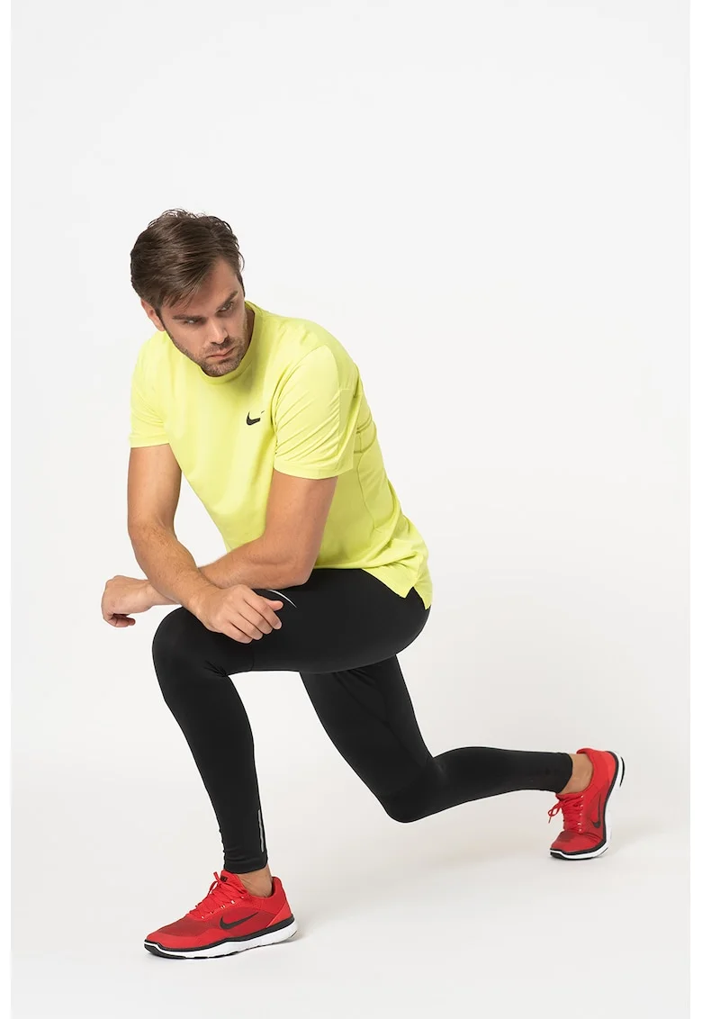 Colanti cu detalii reflectorizante pentru alergare Phenom Elite, Negru